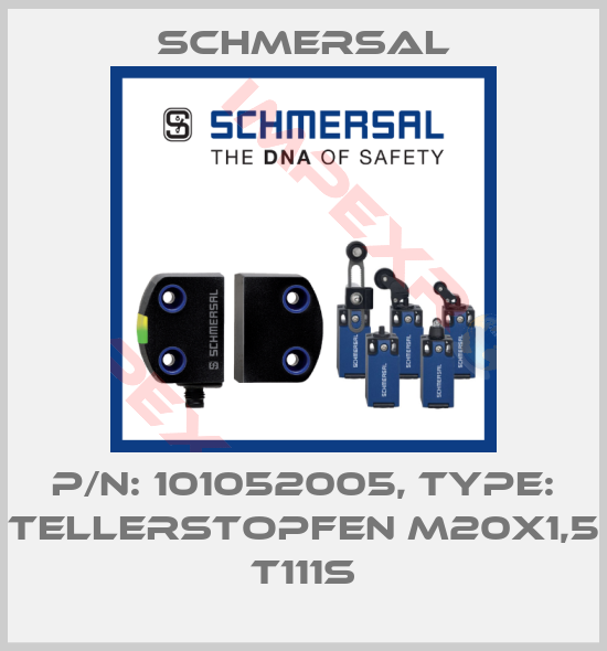 Schmersal-p/n: 101052005, Type: TELLERSTOPFEN M20X1,5 T111S