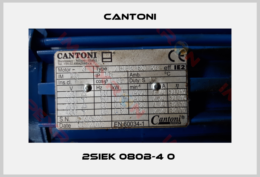 Cantoni-2SIEK 080B-4 0 