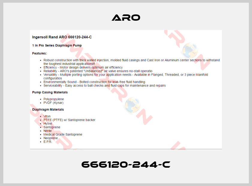 Aro-666120-244-C