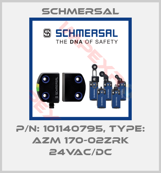 Schmersal-p/n: 101140795, Type: AZM 170-02ZRK 24VAC/DC