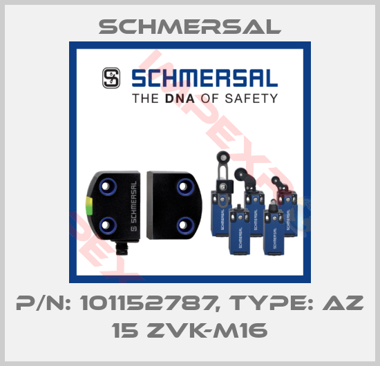 Schmersal-P/N: 101152787, Type: AZ 15 ZVK-M16