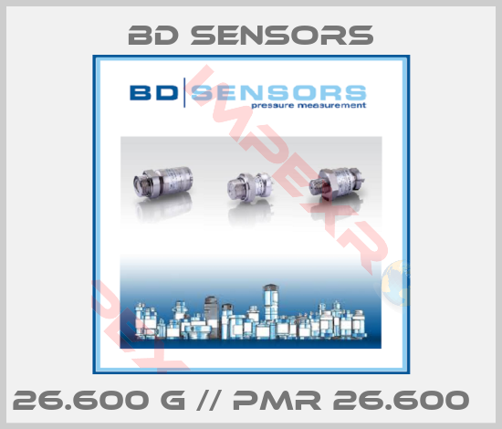 Bd Sensors-26.600 G // PMR 26.600  