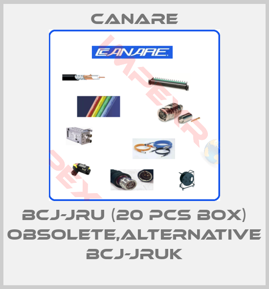 Canare-BCJ-JRU (20 pcs box) obsolete,alternative BCJ-JRUK
