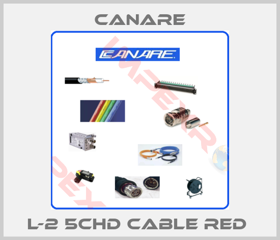 Canare-L-2 5CHD Cable Red 