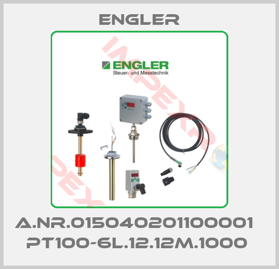 Engler-A.NR.015040201100001   PT100-6L.12.12M.1000 