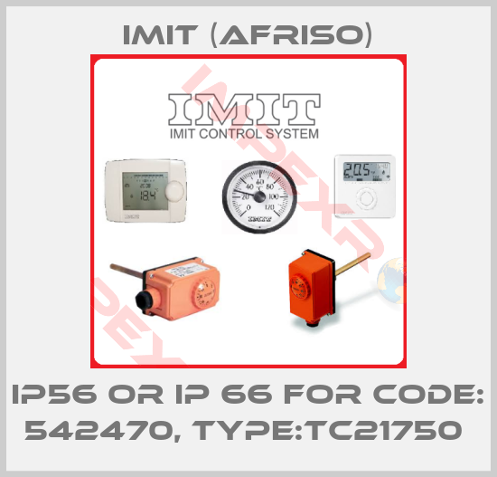 Afriso-IP56 or IP 66 for Code: 542470, Type:TC21750 