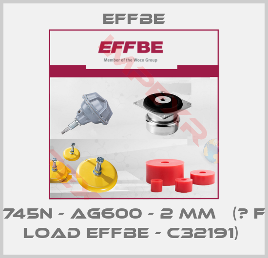 Effbe-745N - AG600 - 2 mm   (№ f load EFFBE - C32191) 
