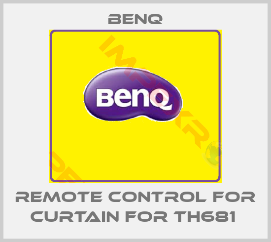 BenQ-Remote Control For Curtain For TH681 