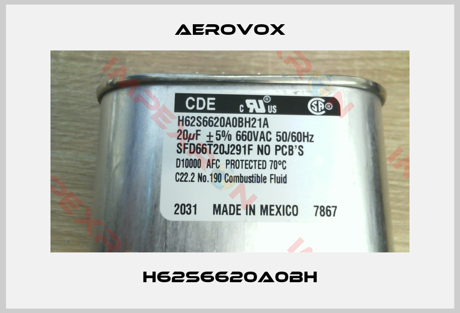 Aerovox-H62S6620A0BH