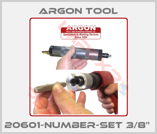 Argon Tool-20601-NUMBER-SET 3/8" 