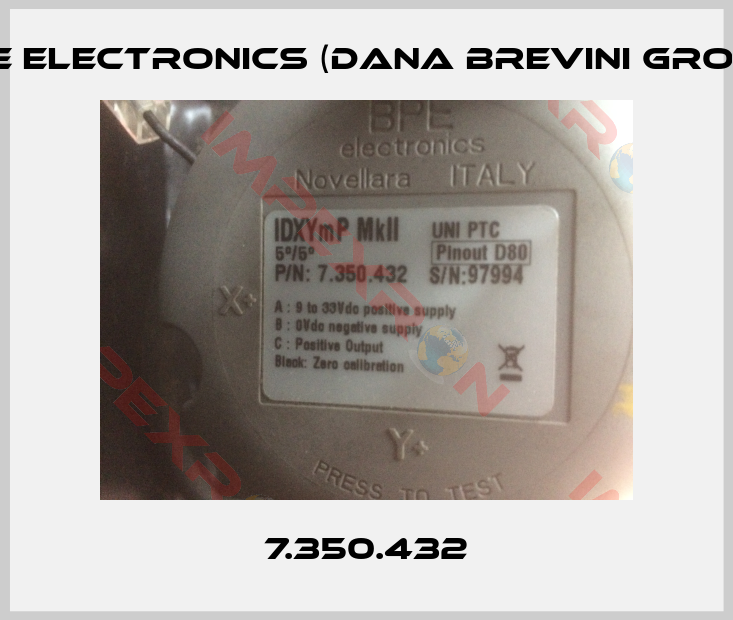 BPE Electronics (Dana Brevini Group)-7.350.432