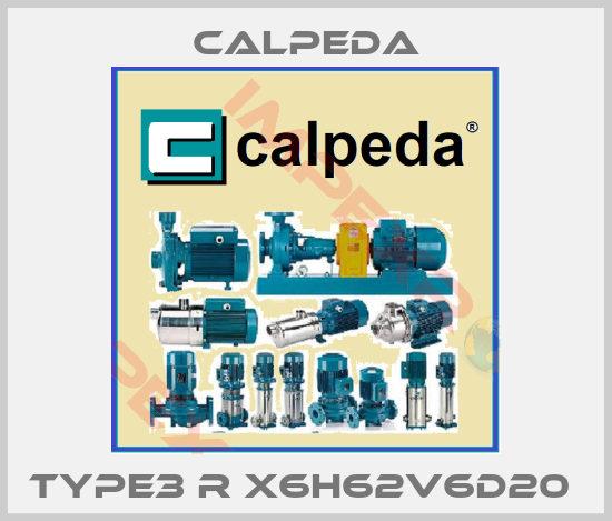 Calpeda-TYPE3 R X6H62V6D20 