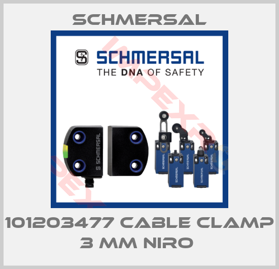 Schmersal-101203477 CABLE CLAMP 3 MM NIRO 