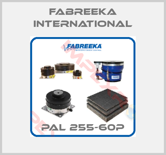Fabreeka International-PAL 255-60P