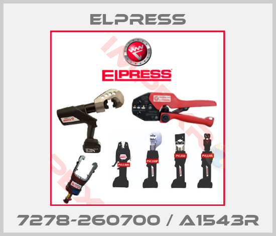 Elpress-7278-260700 / A1543R