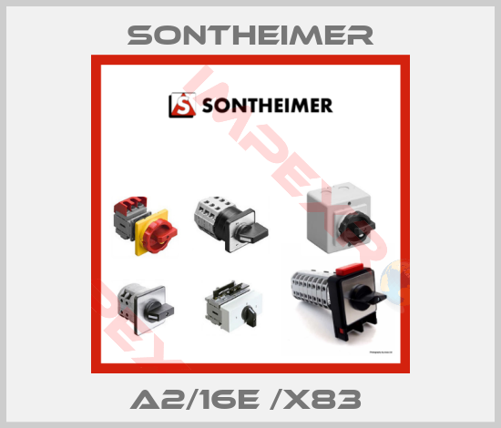 Sontheimer-A2/16E /X83 