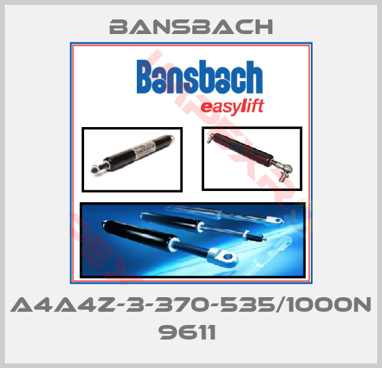 Bansbach-A4A4Z-3-370-535/1000N 9611 