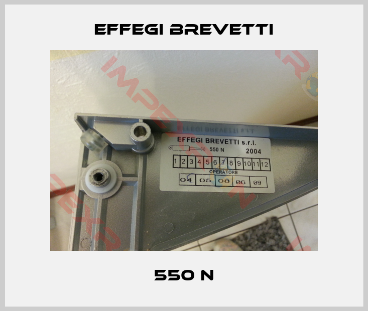 Effegi Brevetti-550 N