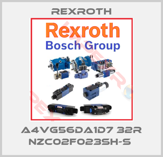 Rexroth-A4VG56DA1D7 32R NZC02F023SH-S 
