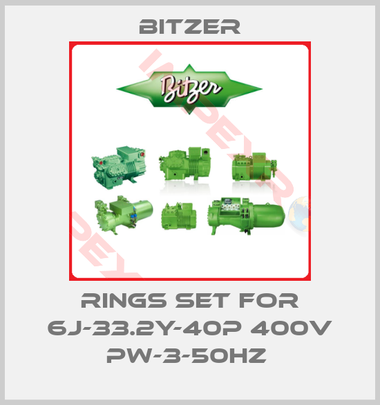 Bitzer-Rings Set for 6J-33.2Y-40P 400V PW-3-50Hz 