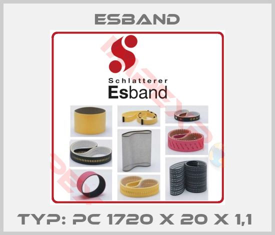 Esband-Typ: PC 1720 X 20 X 1,1 