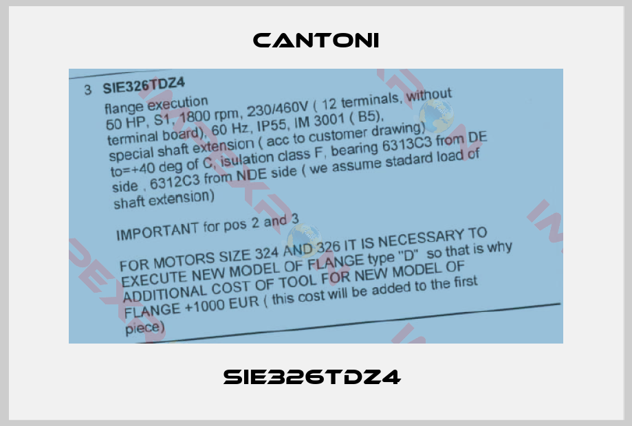 Cantoni-SIE326TDZ4 