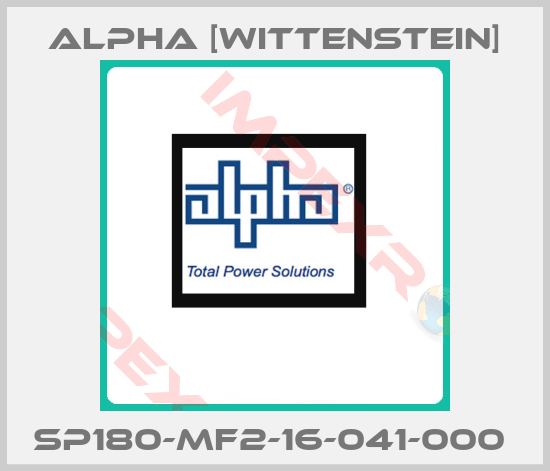 Alpha [Wittenstein]-SP180-MF2-16-041-000 
