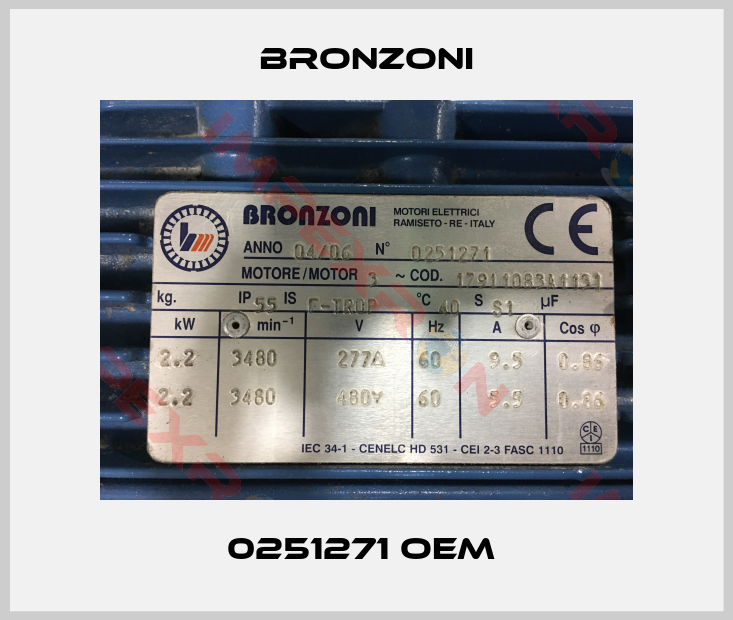 Bronzoni-0251271 OEM 