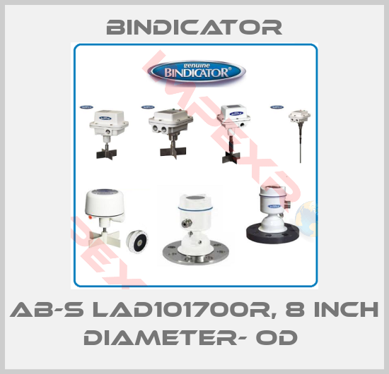 Bindicator-AB-S LAD101700R, 8 INCH DIAMETER- OD 