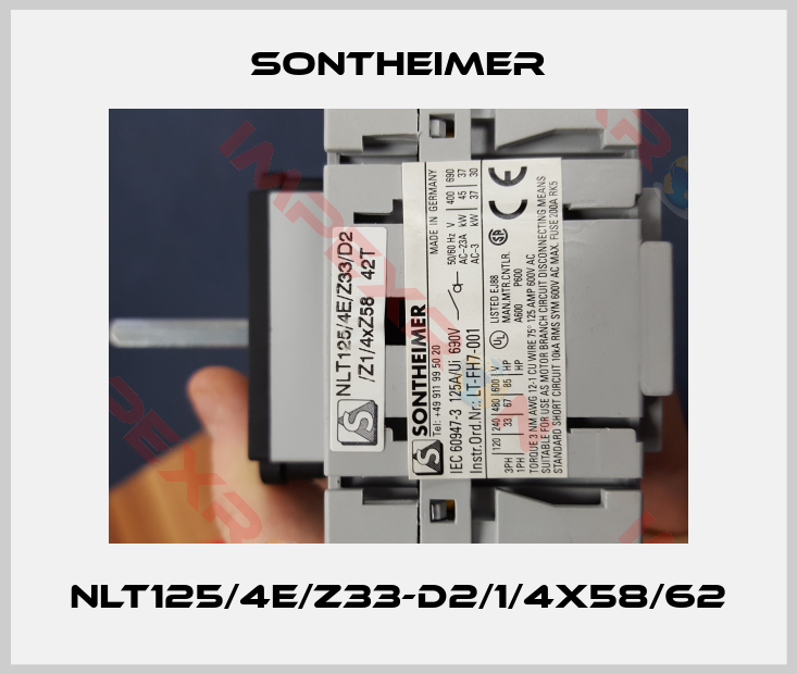 Sontheimer-NLT125/4E/Z33-D2/1/4x58/62