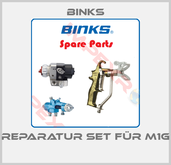 Binks-Reparatur set für m1g  