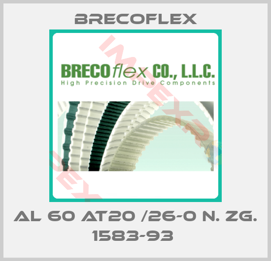 Brecoflex-Al 60 AT20 /26-0 n. Zg. 1583-93 