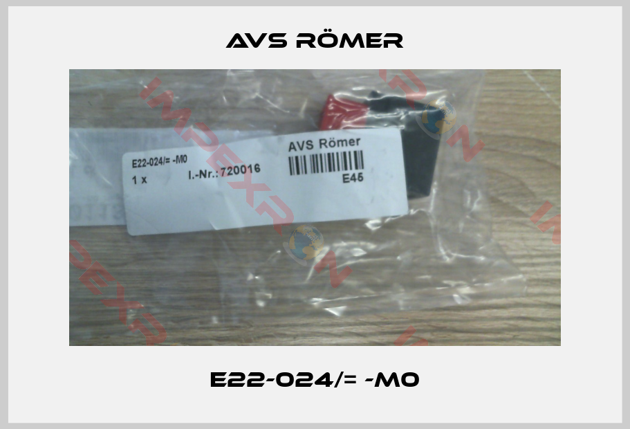 Avs Römer-E22-024/= -M0