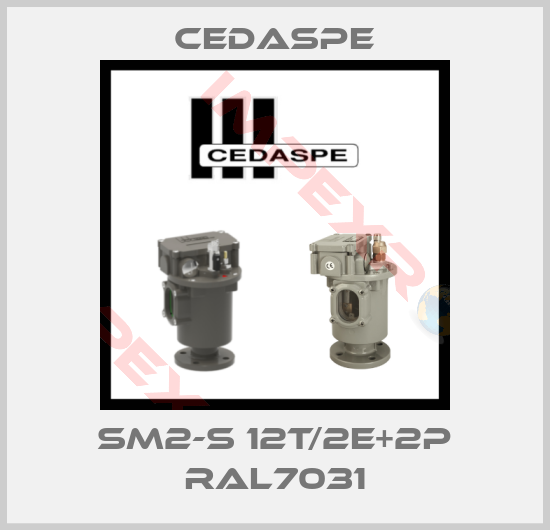Cedaspe-SM2-S 12T/2E+2P RAL7031