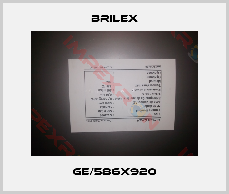Brilex-GE/586X920
