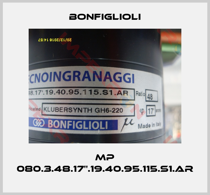Bonfiglioli-MP 080.3.48.17".19.40.95.115.S1.AR
