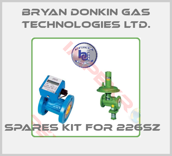 Bryan Donkin Gas Technologies Ltd.-Spares Kit for 226SZ  