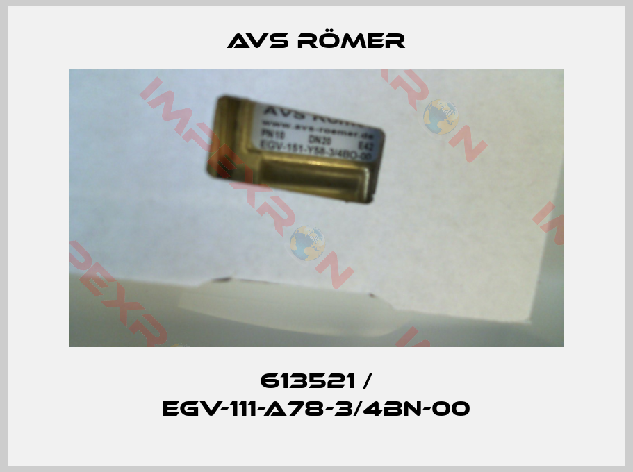 Avs Römer-613521 / EGV-111-A78-3/4BN-00