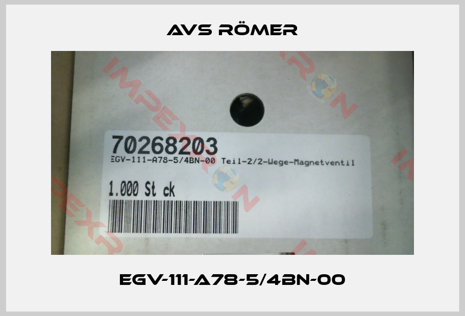 Avs Römer-EGV-111-A78-5/4BN-00