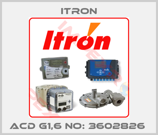 Itron-ACD G1,6 No: 3602826 