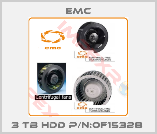 Emc-3 TB HDD P/N:0F15328 