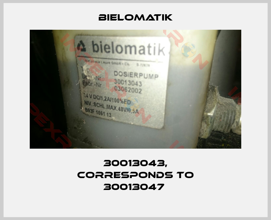 Bielomatik-30013043, corresponds to 30013047 