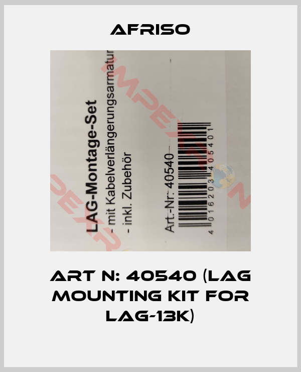 Afriso-Art N: 40540 (LAG mounting kit for LAG-13K)