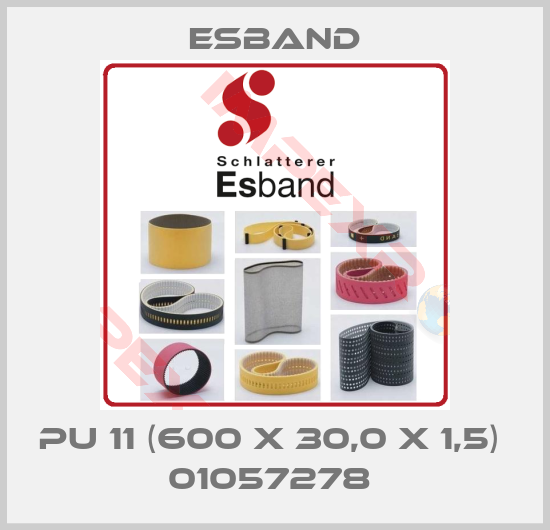 Esband-PU 11 (600 X 30,0 X 1,5)  01057278 