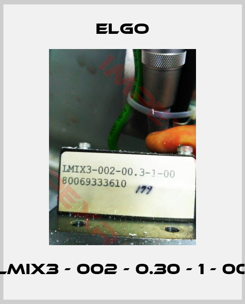 Elgo-LMIX3 - 002 - 0.30 - 1 - 00