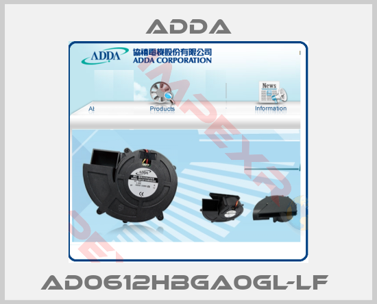 Adda-AD0612HBGA0GL-LF 