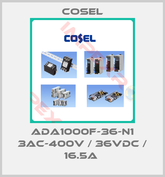 Cosel-ADA1000F-36-N1 3AC-400V / 36VDC / 16.5A 
