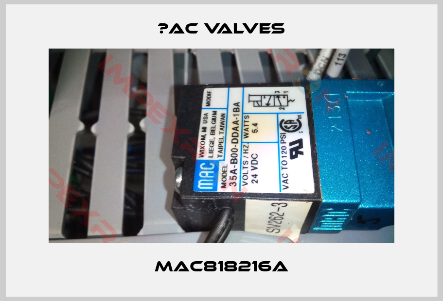 МAC Valves-MAC818216A