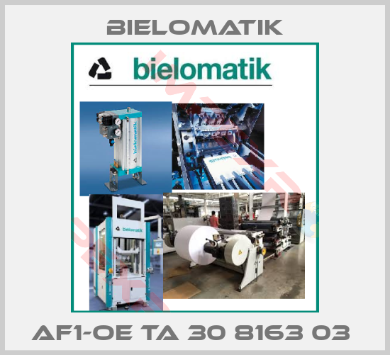 Bielomatik-AF1-OE TA 30 8163 03 