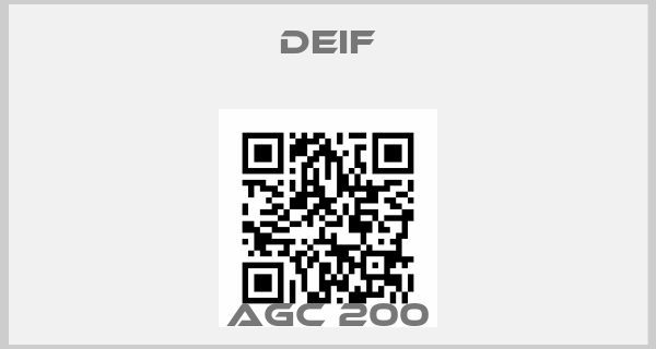 Deif-AGC 200